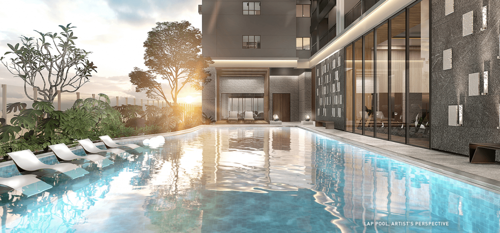 Lap Pool in Sands Residences