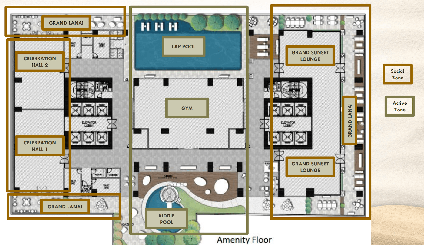 Sands Residences Amenity Map